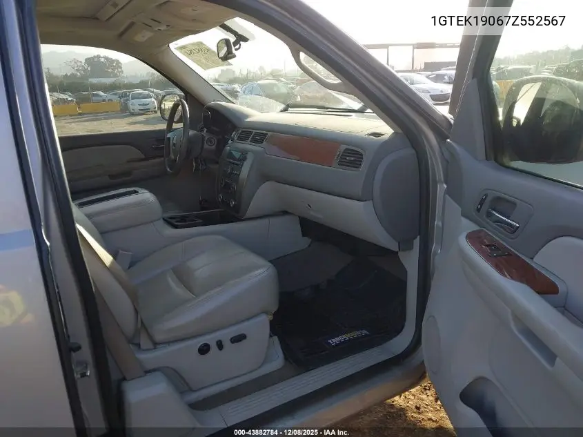 1GTEK19067Z552567 2007 GMC Sierra 1500 Slt