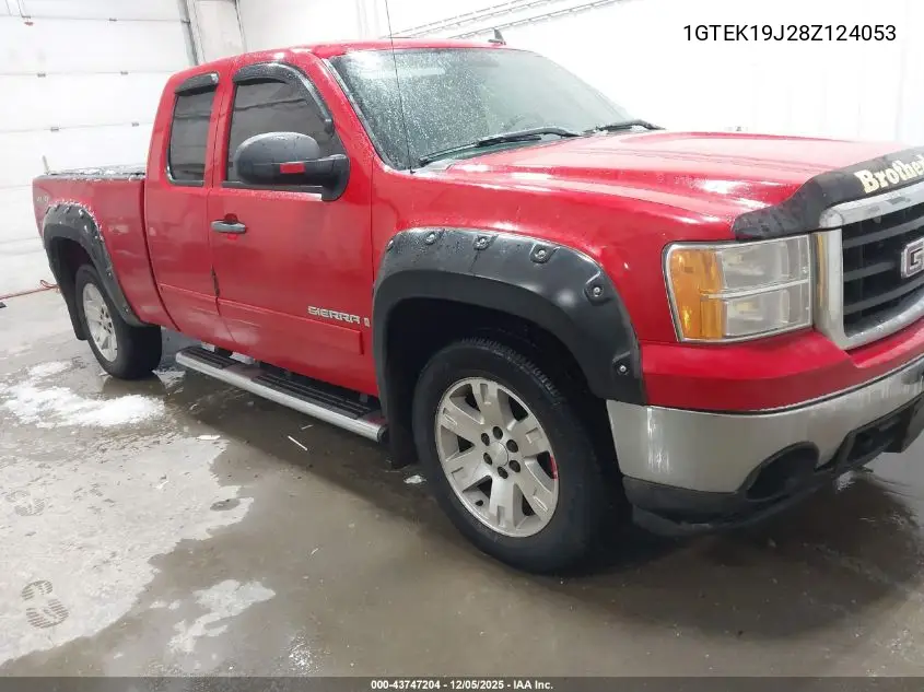 1GTEK19J28Z124053 2008 GMC Sierra 1500 Sle2