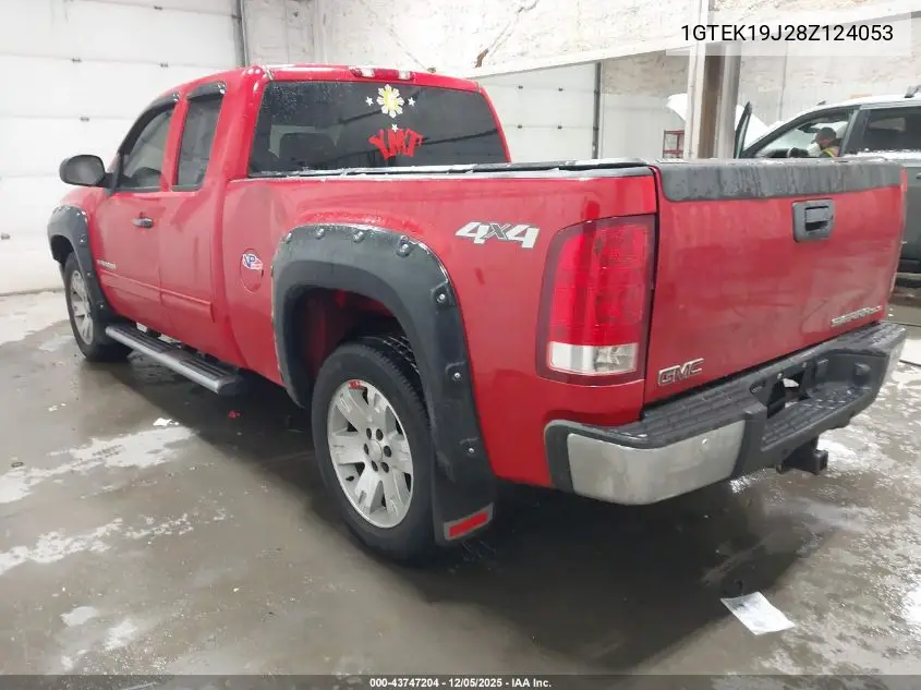 1GTEK19J28Z124053 2008 GMC Sierra 1500 Sle2