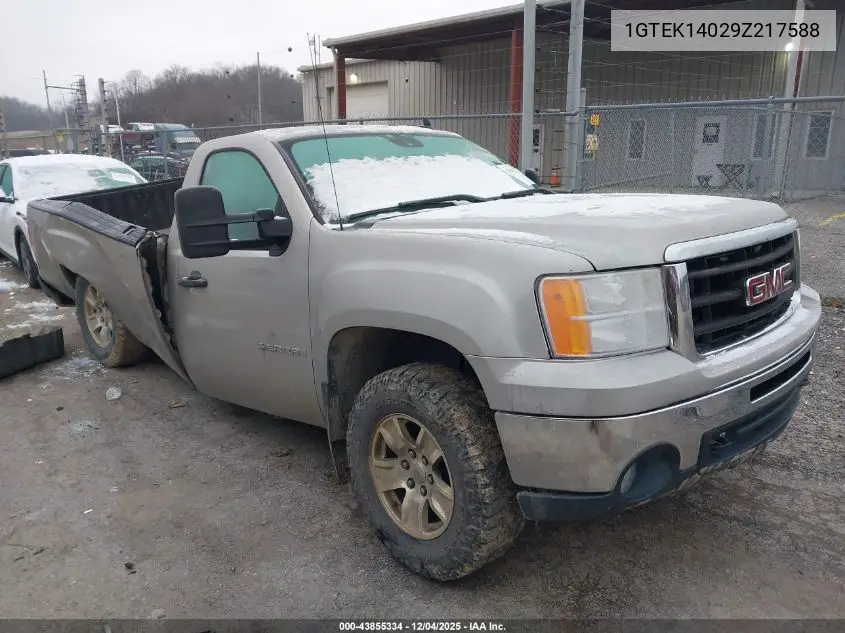 1GTEK14029Z217588 2009 GMC Sierra 1500 Work Truck