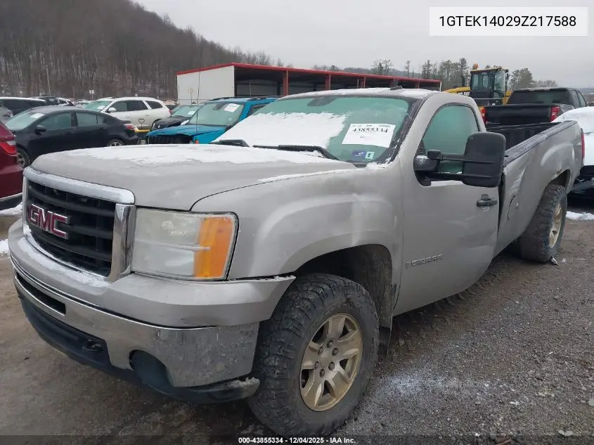 1GTEK14029Z217588 2009 GMC Sierra 1500 Work Truck