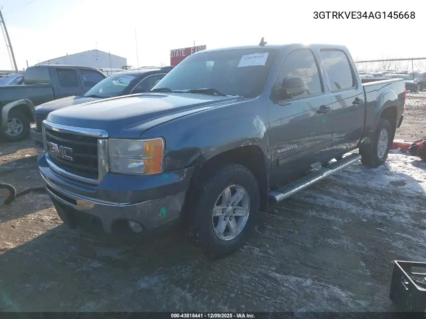 3GTRKVE34AG145668 2010 GMC Sierra 1500 Sle
