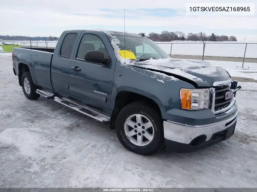 1GTSKVE05AZ168965 2010 GMC Sierra 1500 Sle