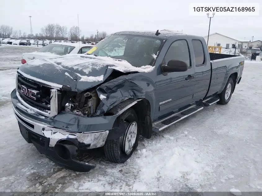1GTSKVE05AZ168965 2010 GMC Sierra 1500 Sle