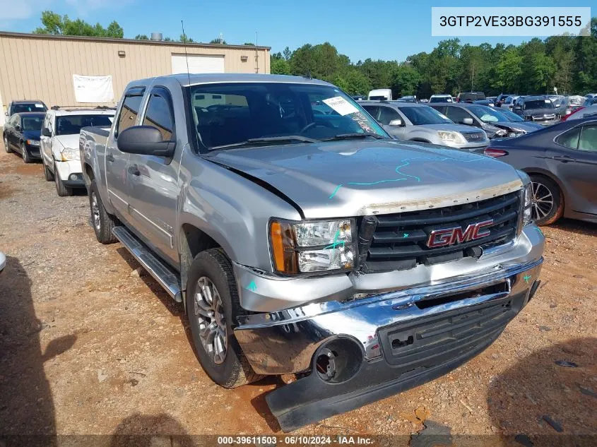 3GTP2VE33BG391555 2011 GMC Sierra 1500 Sle