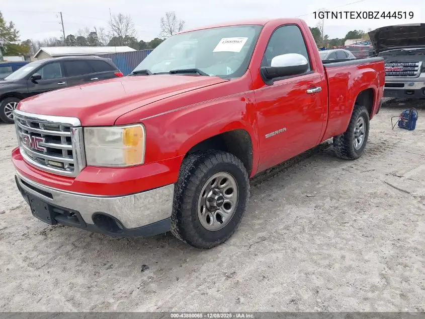 1GTN1TEX0BZ444519 2011 GMC Sierra 1500 Work Truck