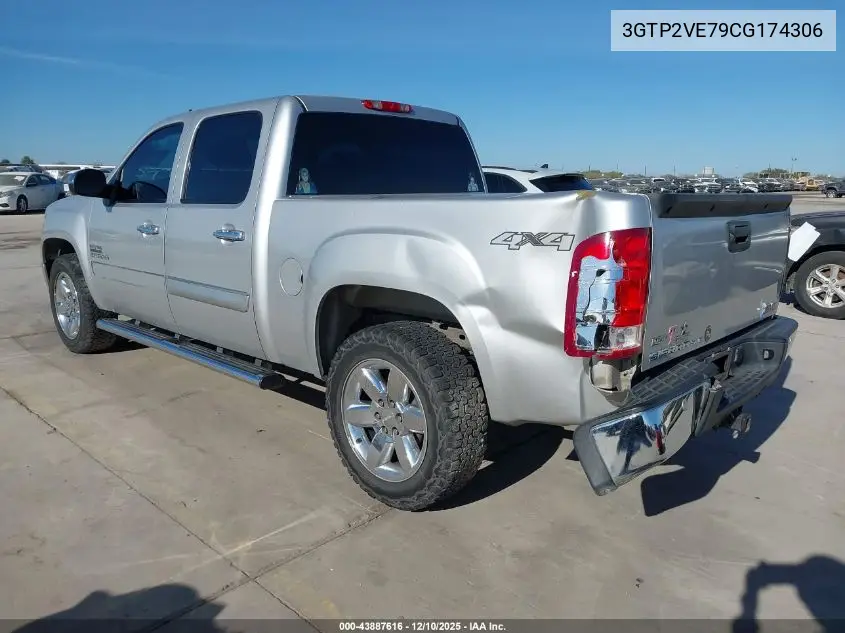 3GTP2VE79CG174306 2012 GMC Sierra 1500 Sle