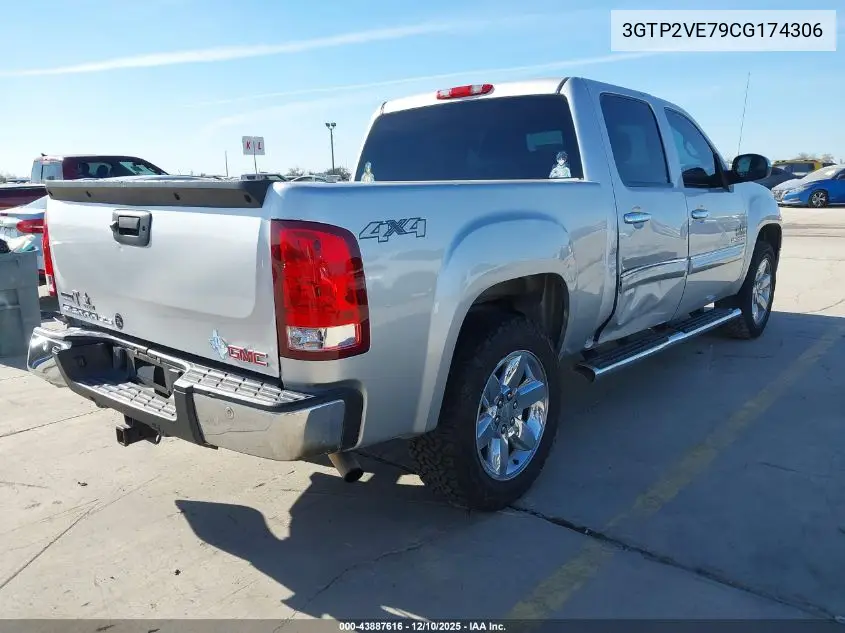 3GTP2VE79CG174306 2012 GMC Sierra 1500 Sle