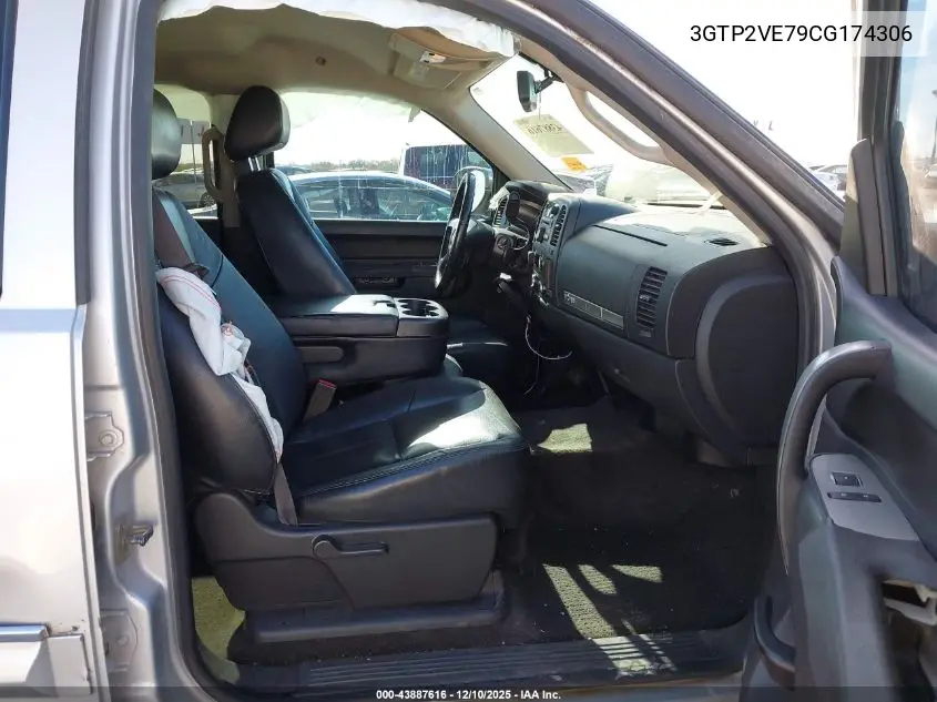 3GTP2VE79CG174306 2012 GMC Sierra 1500 Sle