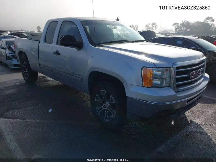1GTR1VEA3CZ325860 2012 GMC Sierra 1500 Sle