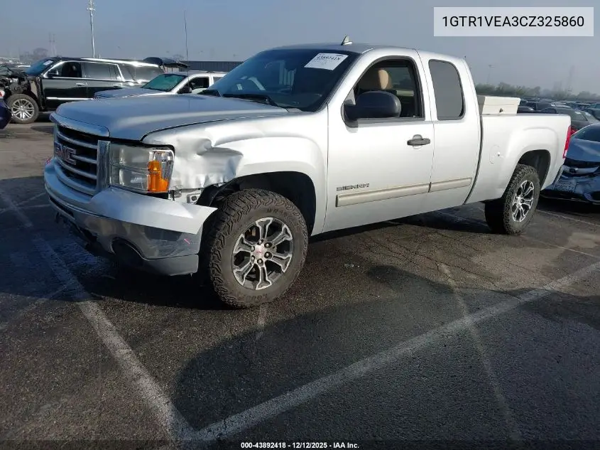 1GTR1VEA3CZ325860 2012 GMC Sierra 1500 Sle