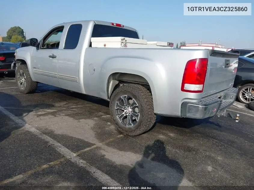 1GTR1VEA3CZ325860 2012 GMC Sierra 1500 Sle