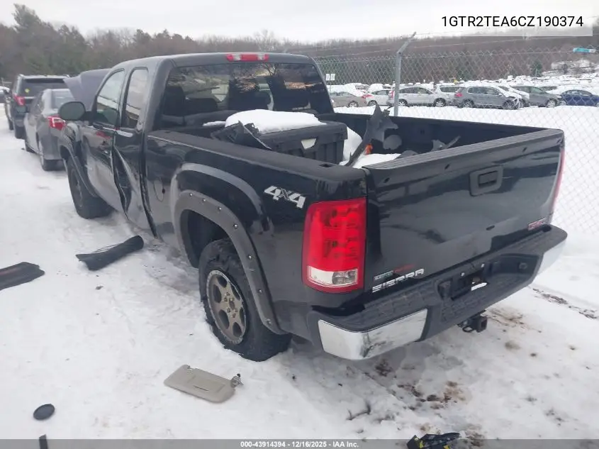 1GTR2TEA6CZ190374 2012 GMC Sierra 1500 Work Truck