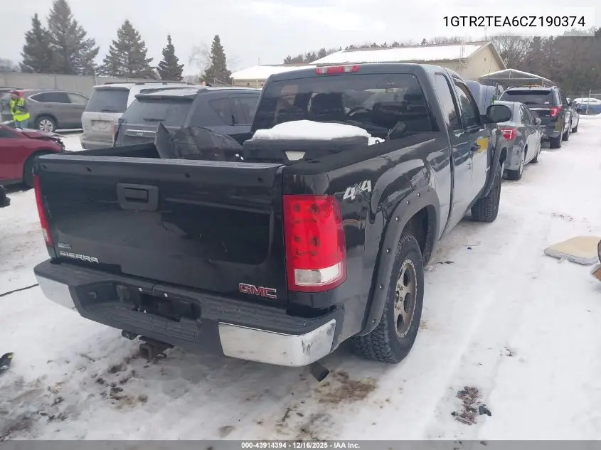 1GTR2TEA6CZ190374 2012 GMC Sierra 1500 Work Truck