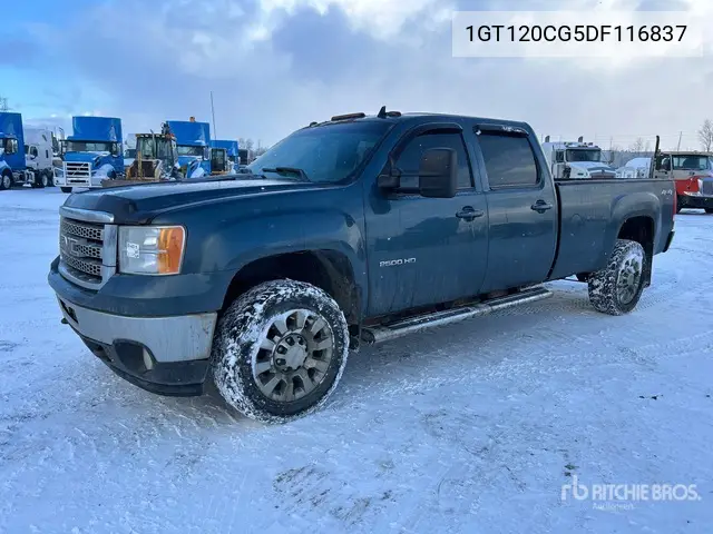 1GT120CG5DF116837 2013 GMC Sierra 2500 2013 GMC Sierra 2500 Sle 4X4 Crew Cab Pickup