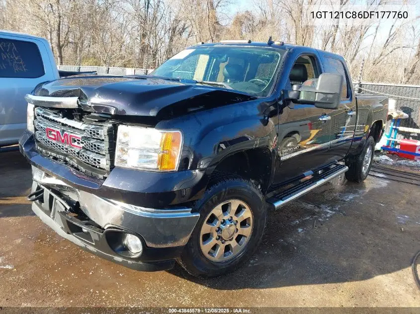1GT121C86DF177760 2013 GMC Sierra 2500Hd Slt