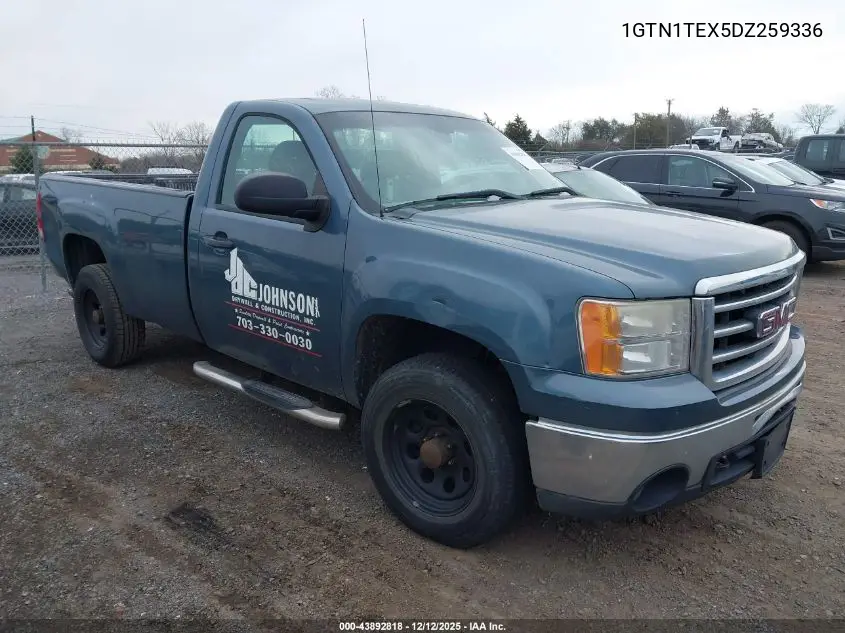 1GTN1TEX5DZ259336 2013 GMC Sierra 1500 Work Truck