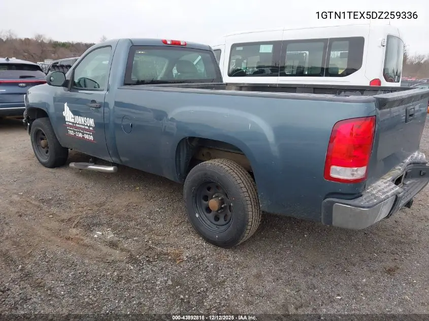 1GTN1TEX5DZ259336 2013 GMC Sierra 1500 Work Truck