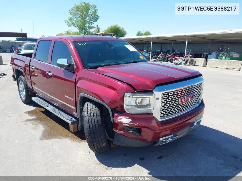 2014 GMC Sierra 1500 Denali VIN: 3GTP1WEC5EG388217 Lot: 40499276