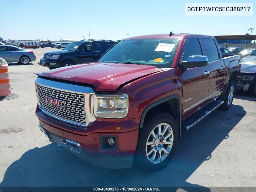 2014 GMC Sierra 1500 Denali VIN: 3GTP1WEC5EG388217 Lot: 40499276