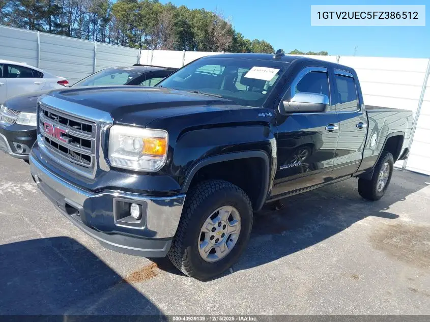 1GTV2UEC5FZ386512 2015 GMC Sierra 1500 Sle