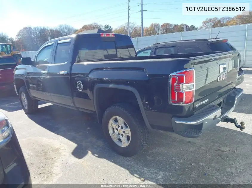 1GTV2UEC5FZ386512 2015 GMC Sierra 1500 Sle