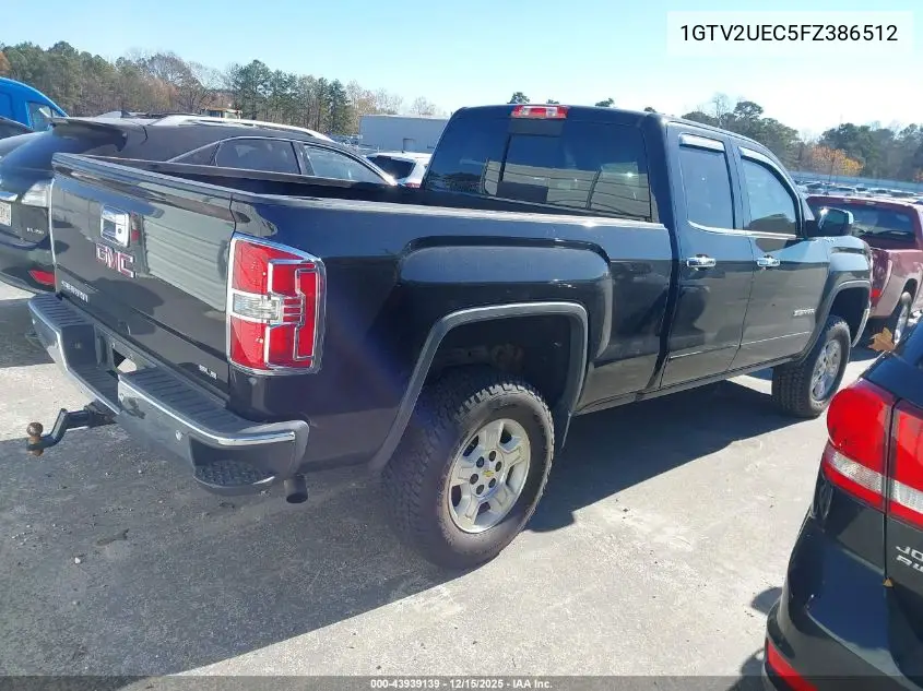 1GTV2UEC5FZ386512 2015 GMC Sierra 1500 Sle
