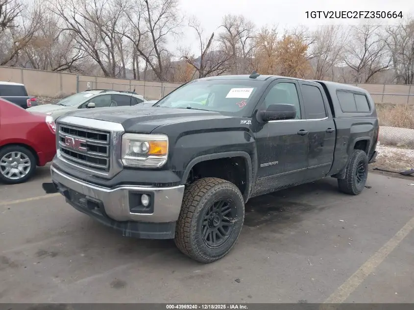 1GTV2UEC2FZ350664 2015 GMC Sierra 1500 Sle