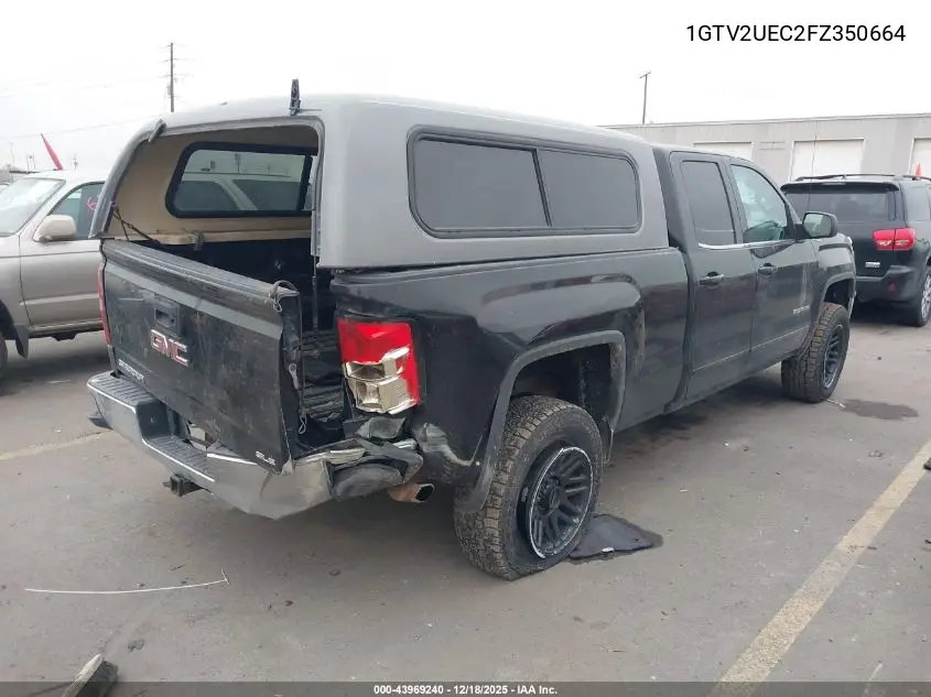 1GTV2UEC2FZ350664 2015 GMC Sierra 1500 Sle