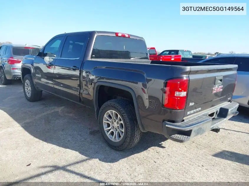 3GTU2MEC5GG149564 2016 GMC Sierra 1500 Sle