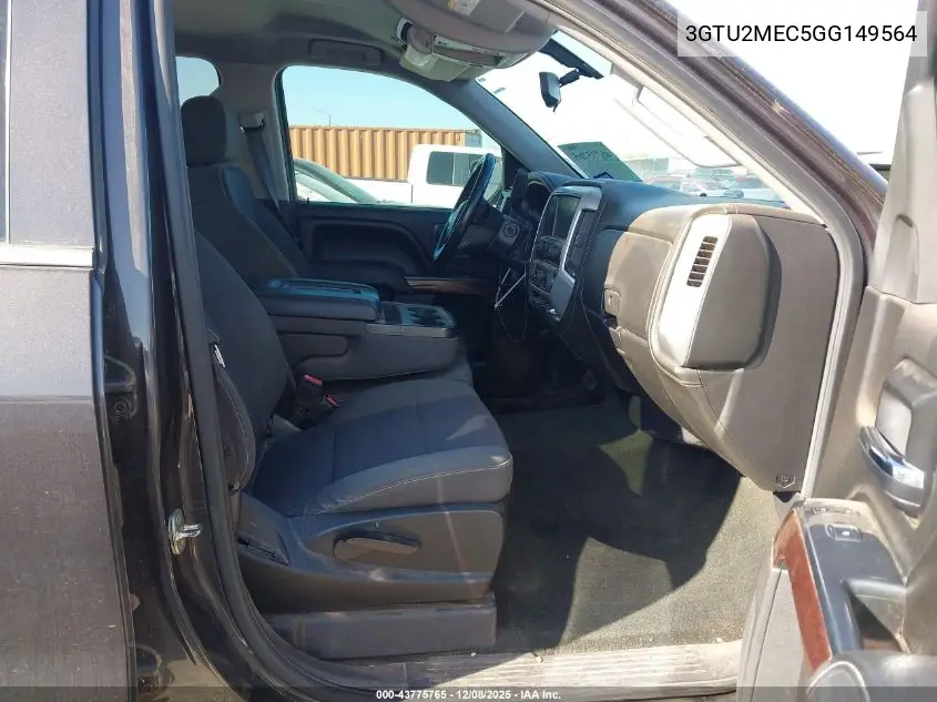 3GTU2MEC5GG149564 2016 GMC Sierra 1500 Sle