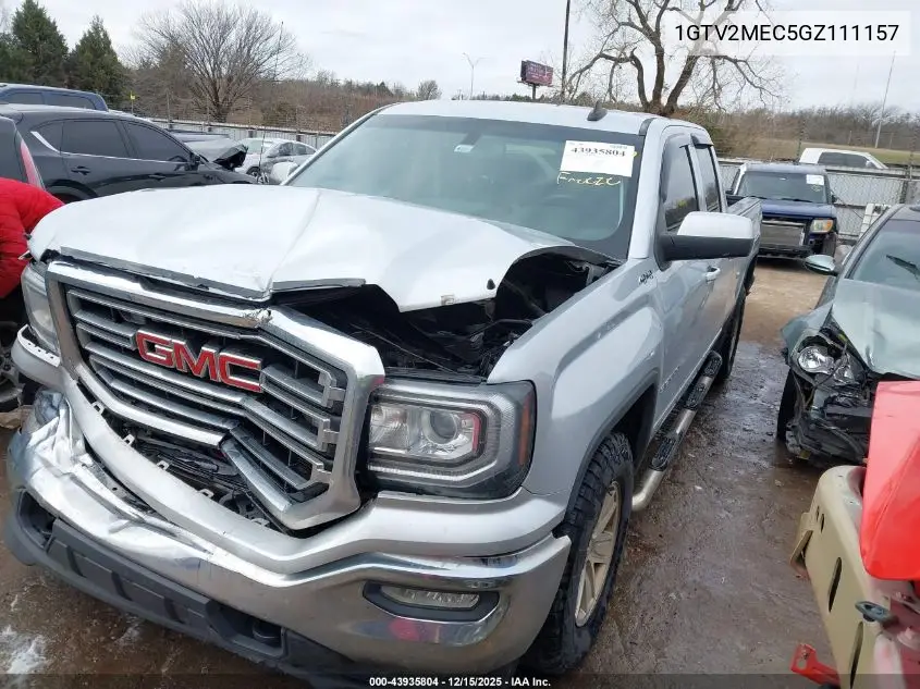 1GTV2MEC5GZ111157 2016 GMC Sierra 1500 Sle