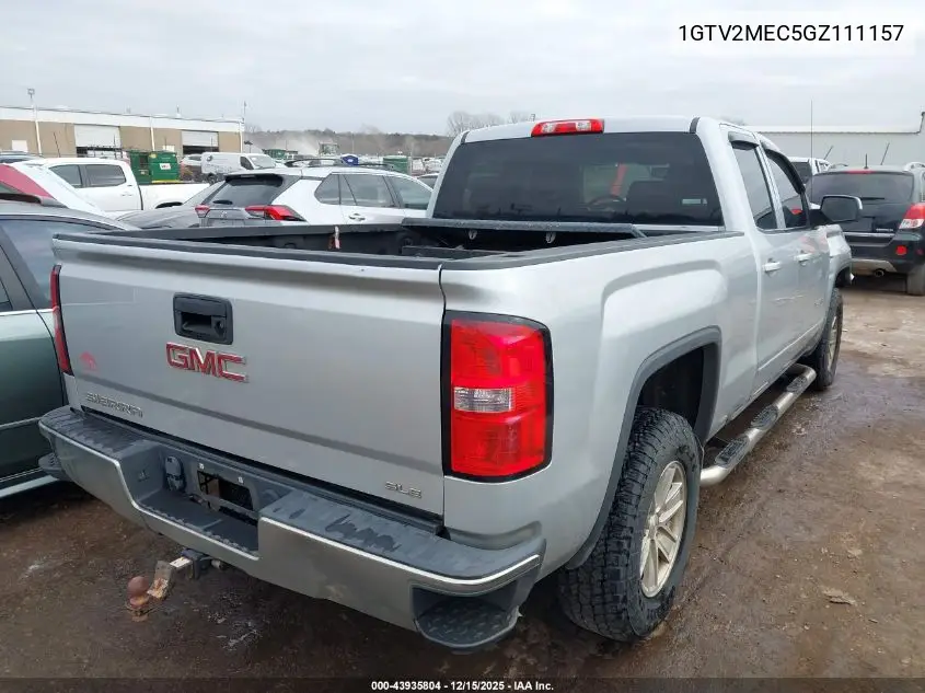 1GTV2MEC5GZ111157 2016 GMC Sierra 1500 Sle