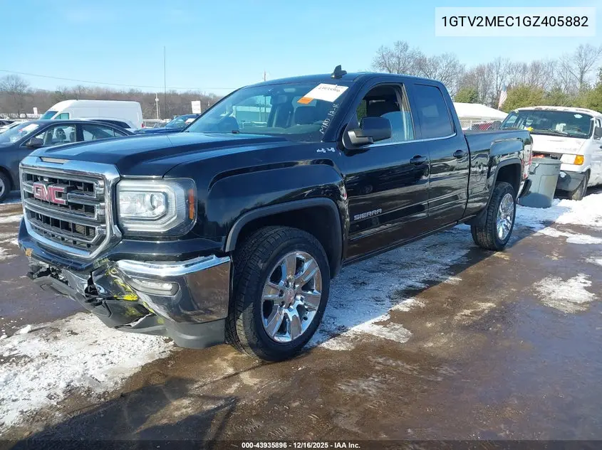 1GTV2MEC1GZ405882 2016 GMC Sierra 1500 Sle