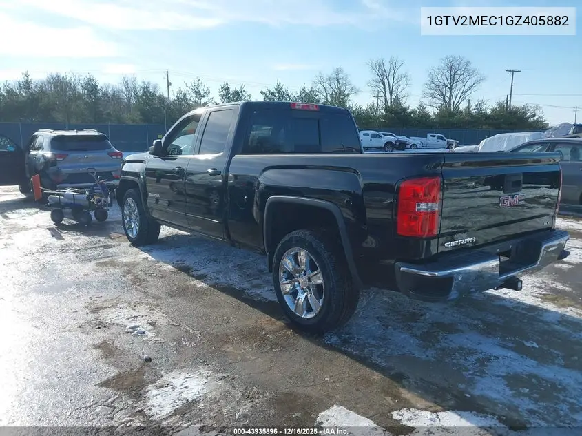 1GTV2MEC1GZ405882 2016 GMC Sierra 1500 Sle