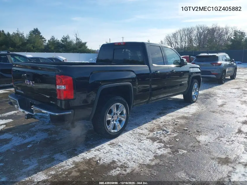 1GTV2MEC1GZ405882 2016 GMC Sierra 1500 Sle