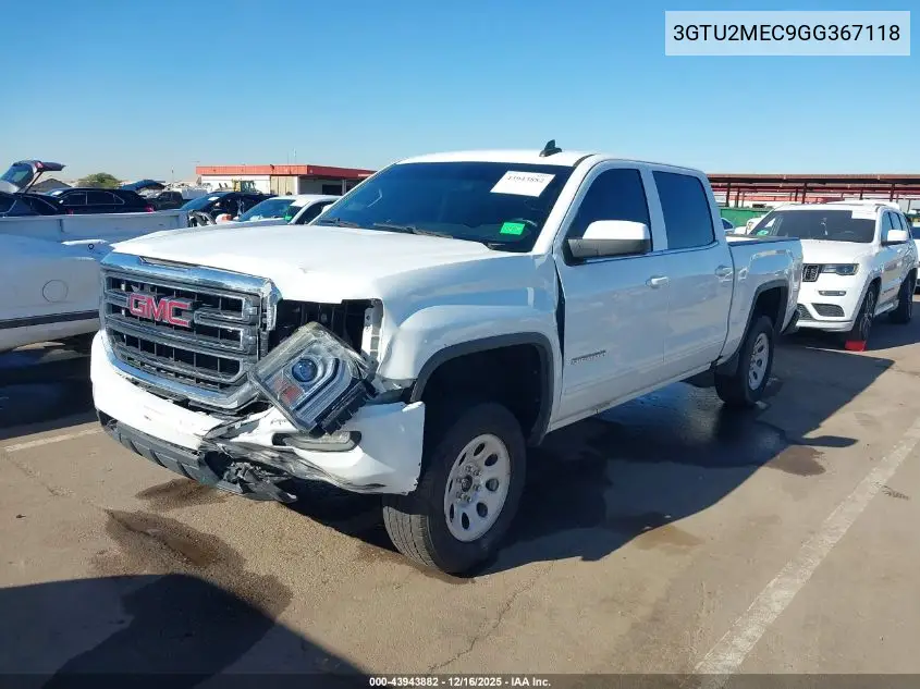 3GTU2MEC9GG367118 2016 GMC Sierra 1500 Sle
