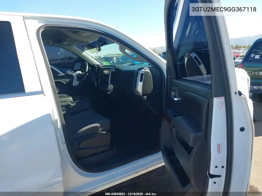 3GTU2MEC9GG367118 2016 GMC Sierra 1500 Sle