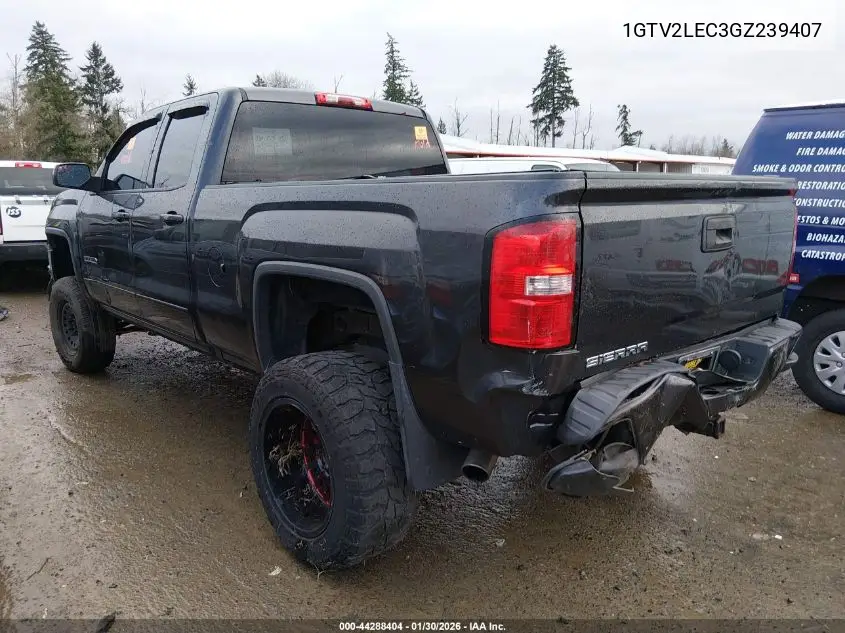 1GTV2LEC3GZ239407 2016 GMC Sierra 1500