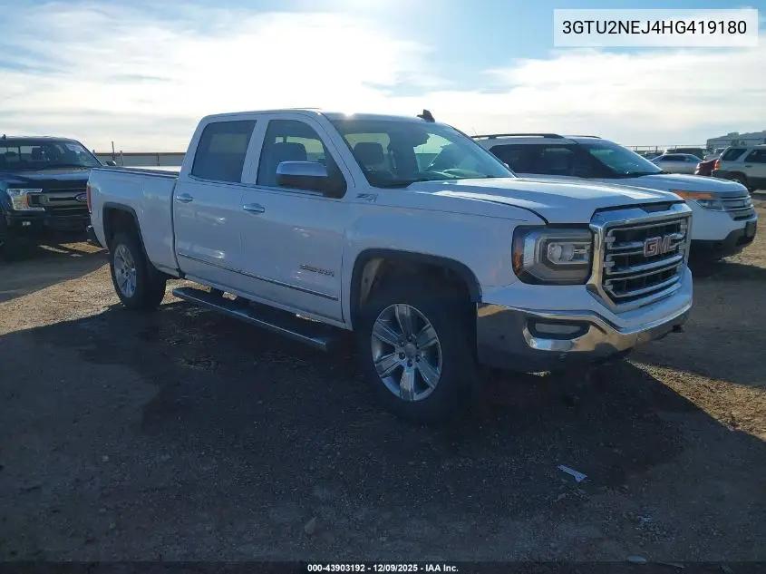3GTU2NEJ4HG419180 2017 GMC Sierra 1500 Slt