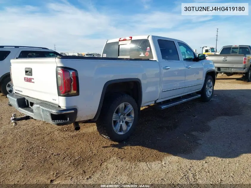3GTU2NEJ4HG419180 2017 GMC Sierra 1500 Slt