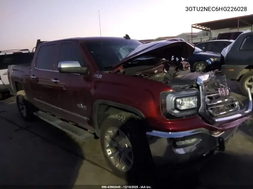 3GTU2NEC6HG226028 2017 GMC Sierra 1500 Slt