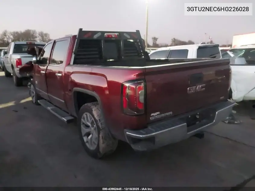 3GTU2NEC6HG226028 2017 GMC Sierra 1500 Slt