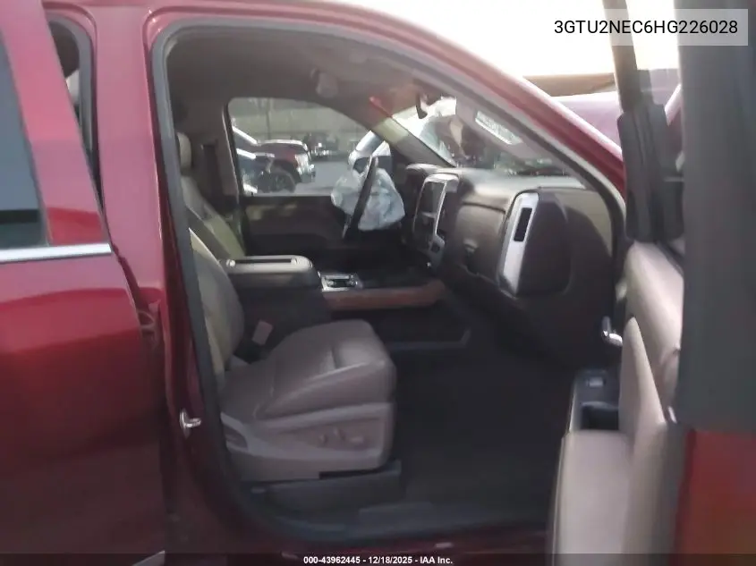 3GTU2NEC6HG226028 2017 GMC Sierra 1500 Slt