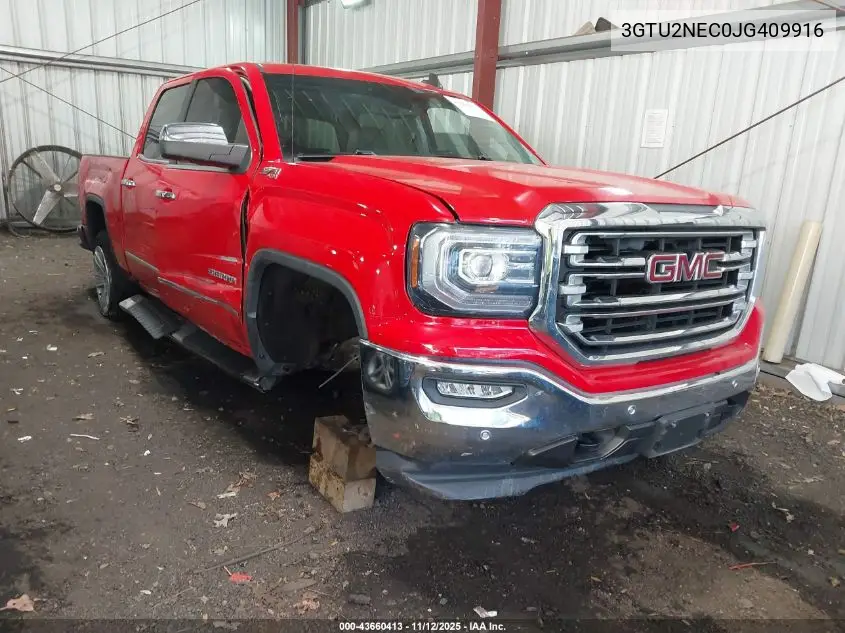 3GTU2NEC0JG409916 2018 GMC Sierra 1500 Slt