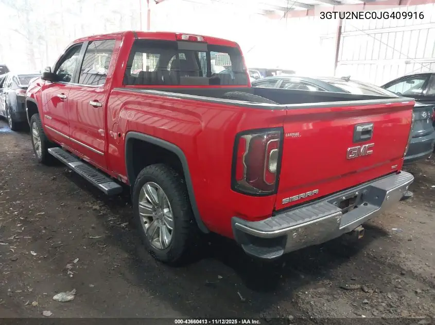 3GTU2NEC0JG409916 2018 GMC Sierra 1500 Slt