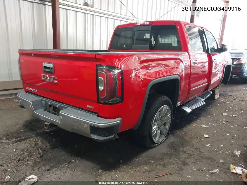 3GTU2NEC0JG409916 2018 GMC Sierra 1500 Slt