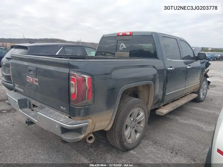 3GTU2NEC3JG203778 2018 GMC Sierra 1500 Slt