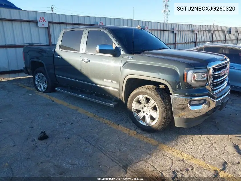 3GTU2NECXJG260320 2018 GMC Sierra 1500 Slt