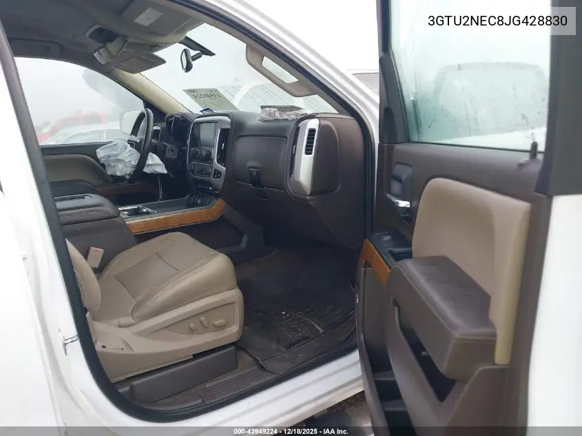 3GTU2NEC8JG428830 2018 GMC Sierra 1500 Slt